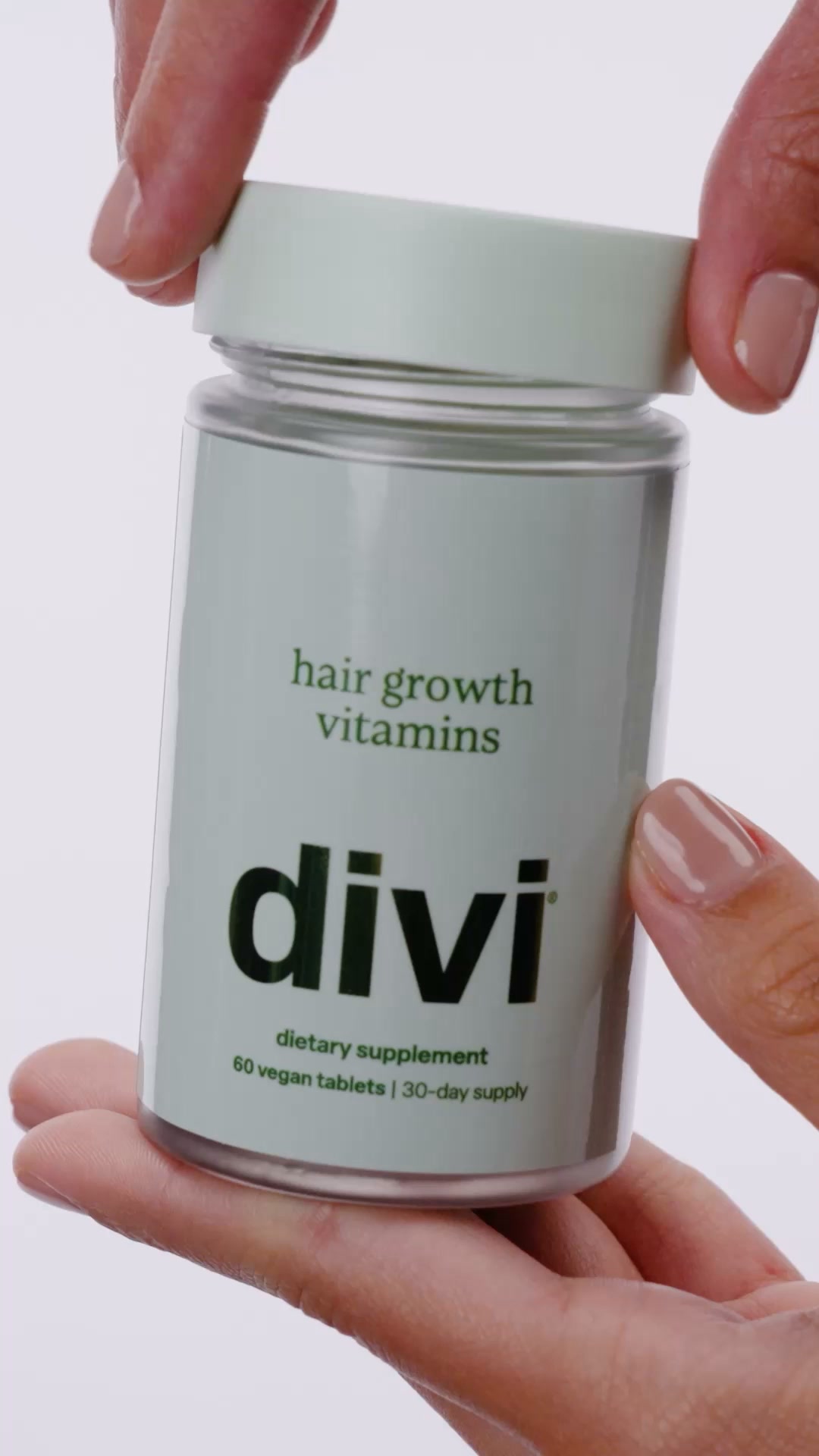 Divi Facebook ad: Your new daily ritual for longer hair.