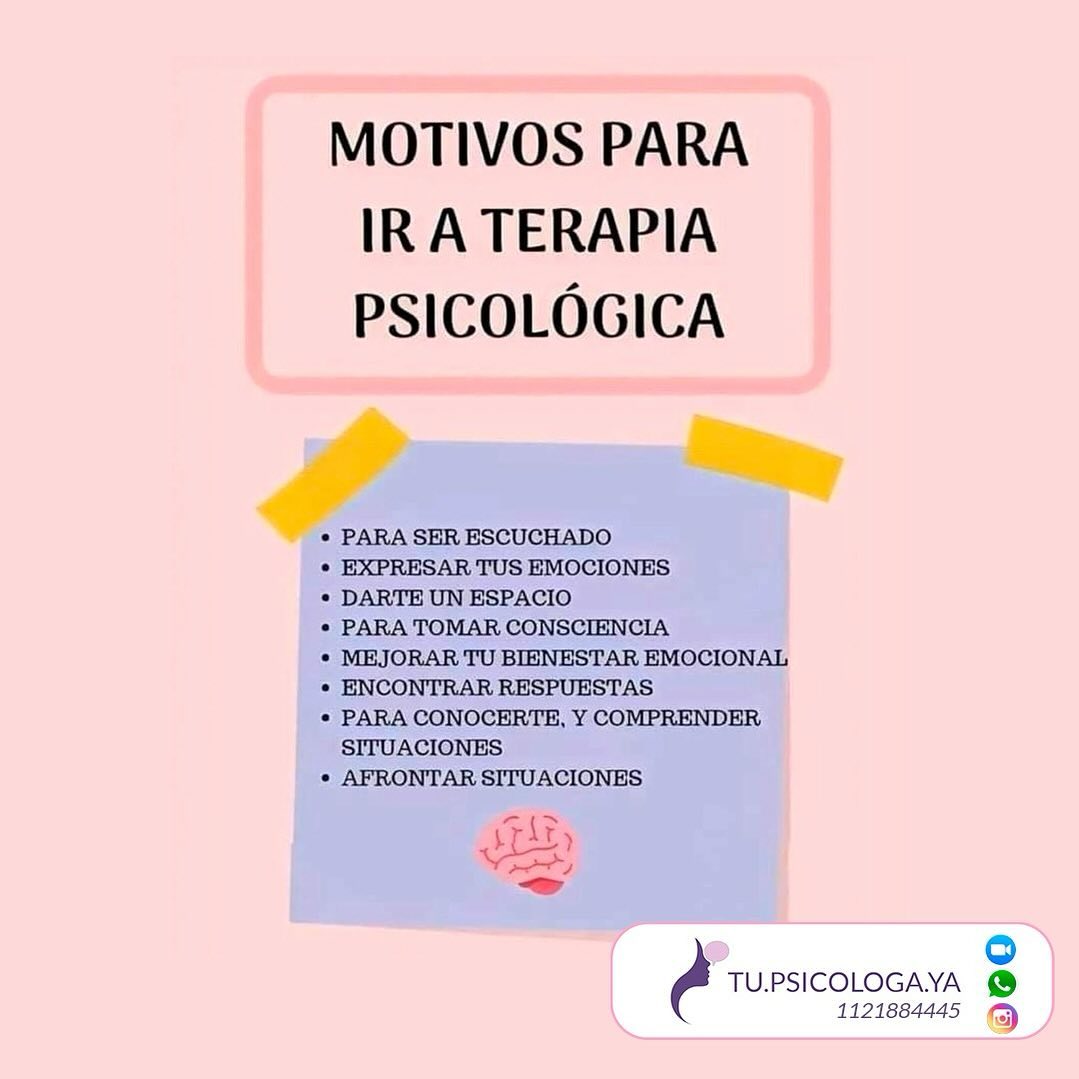 Tu.psicologa.ya Facebook ad: La psicoterapia pretende dar a los pacientes las…