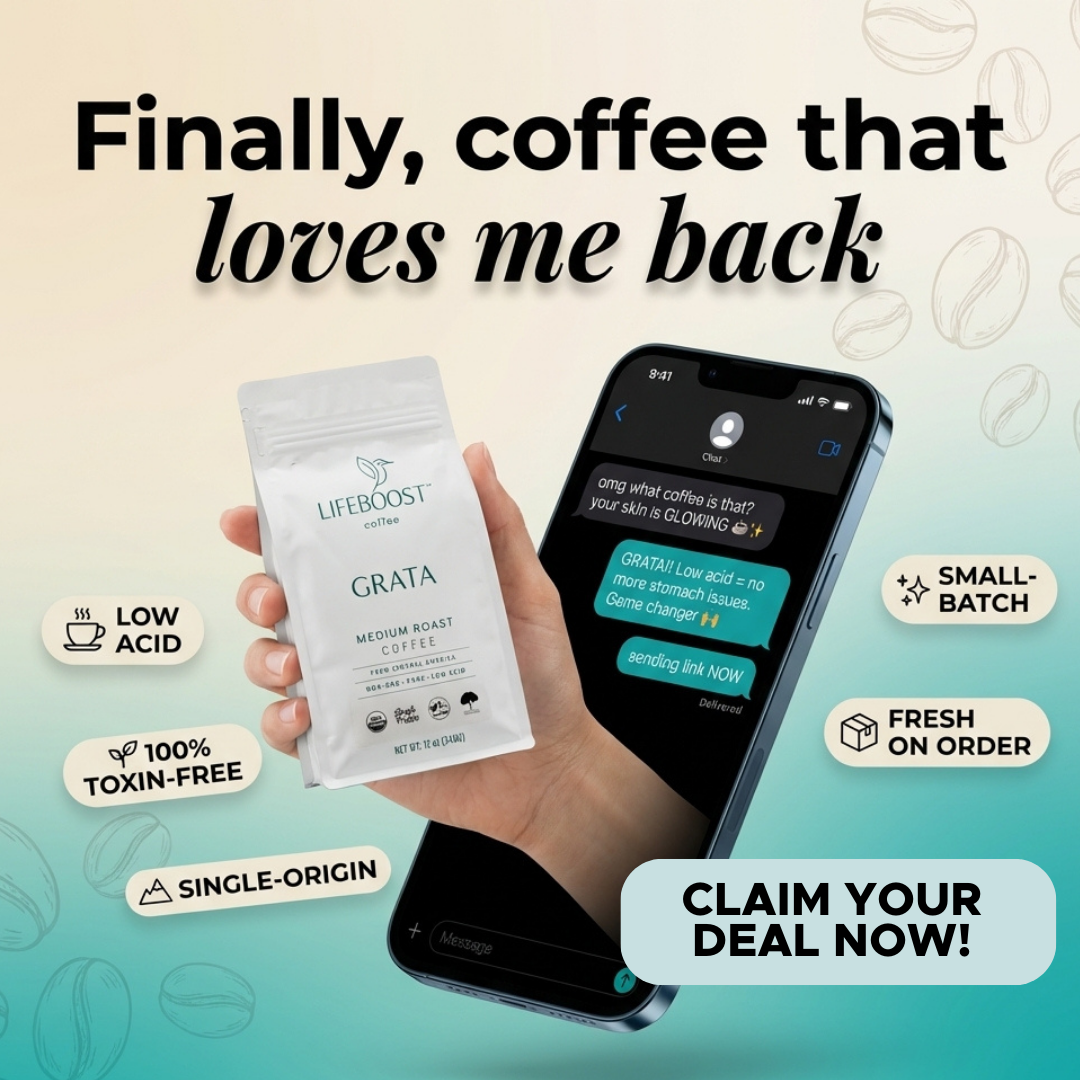 Lifeboost Coffee Facebook ad