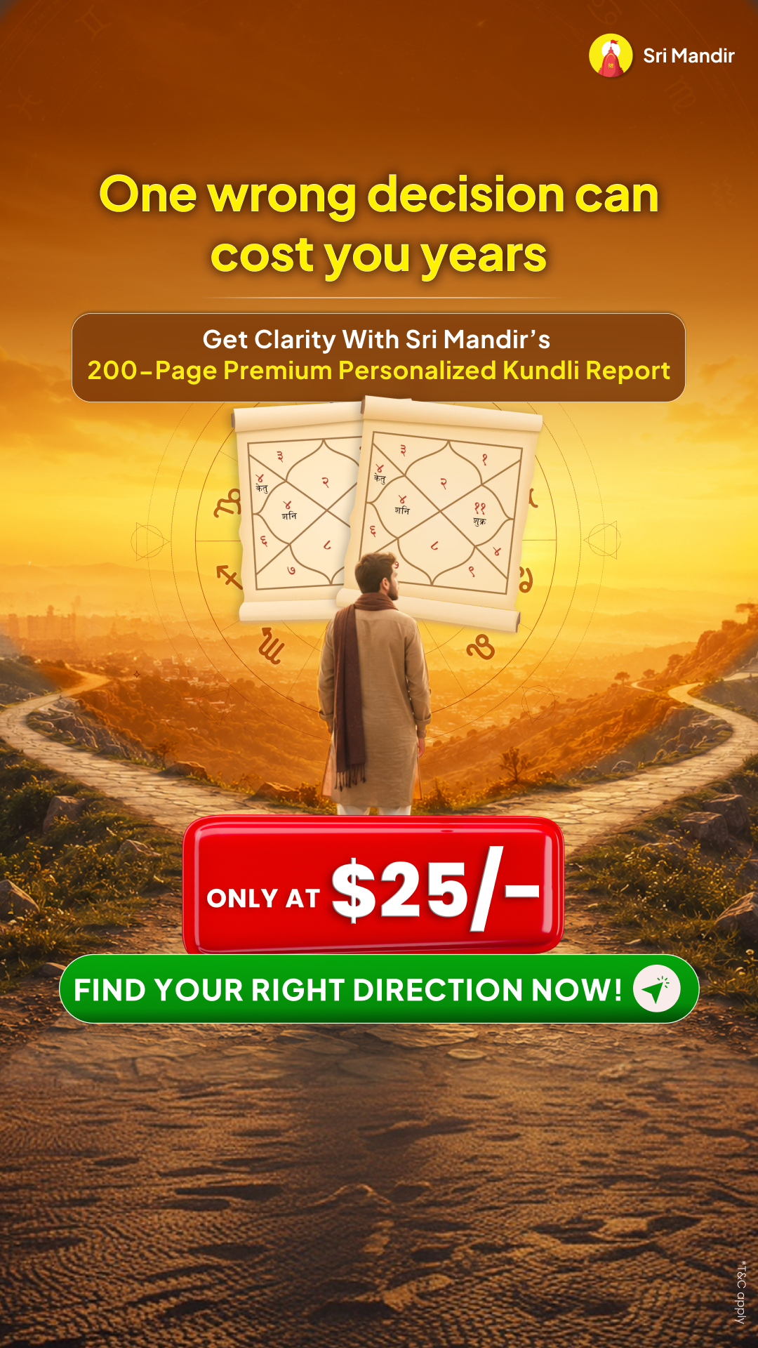 Kundli Guide by Sri Mandir Facebook ad