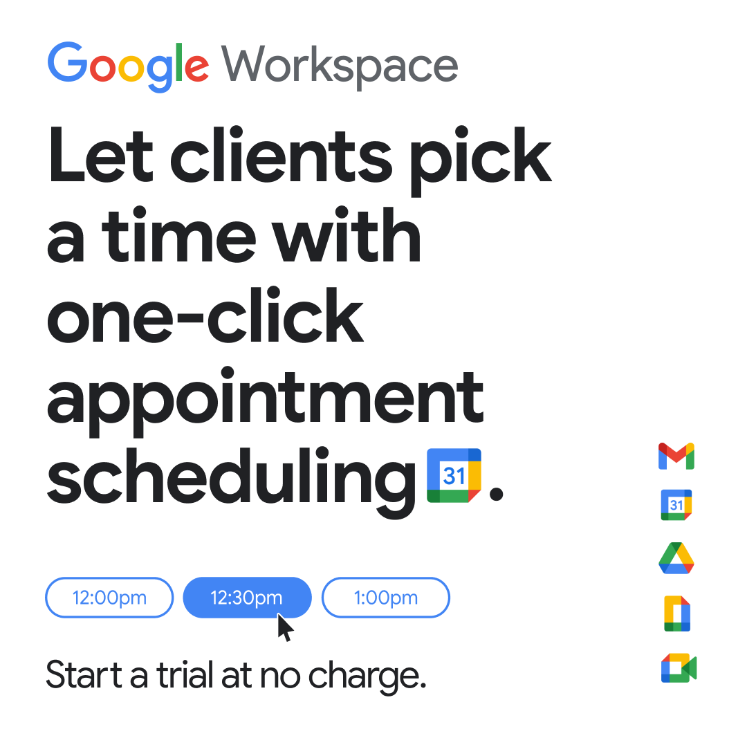 Google Workspace Facebook ad