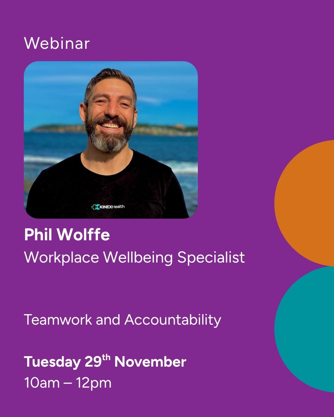 Ectarc Facebook ad: Webinar - Teamwork and Accountability with guest presenter…
