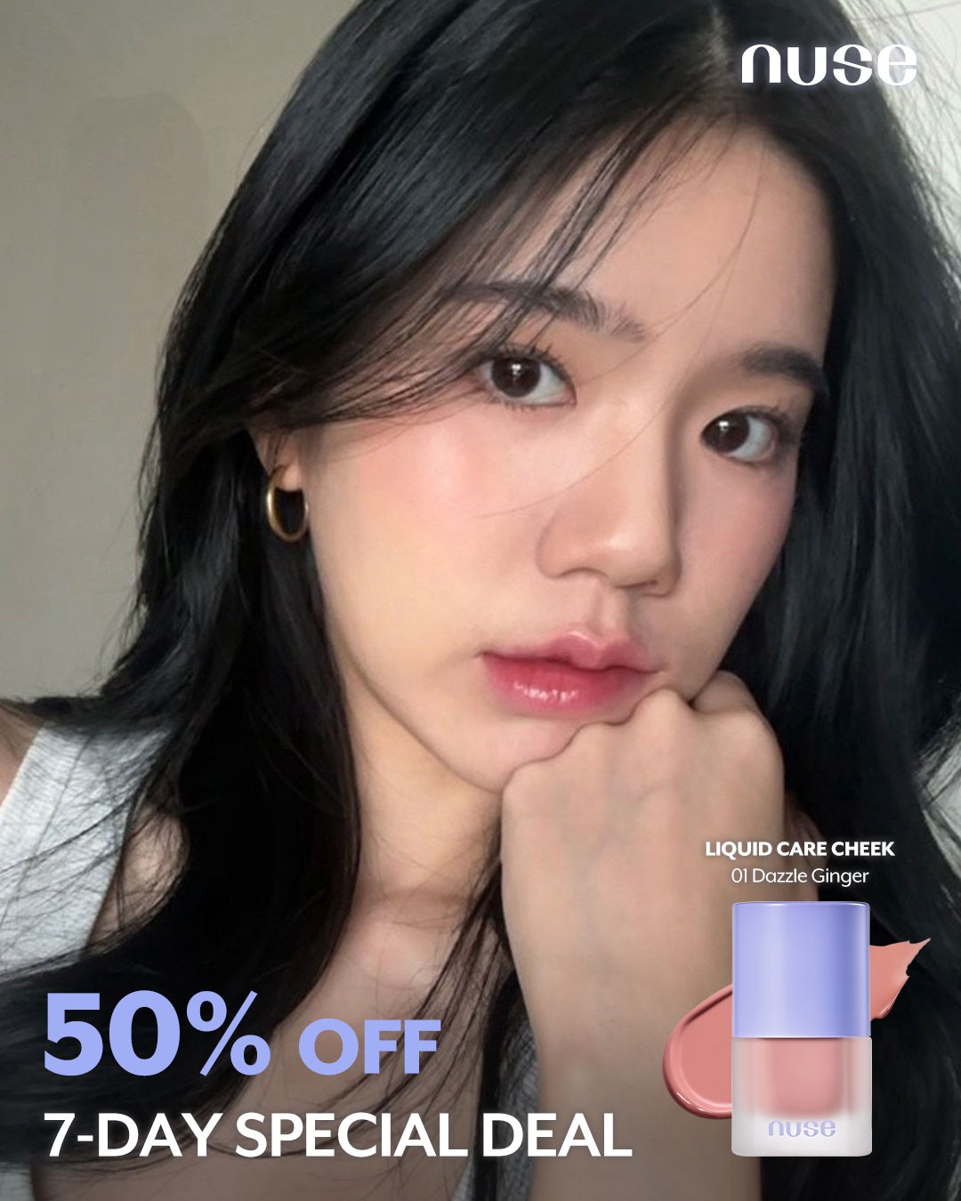 Nuse Global Facebook ad: nuse - Liquid Care Cheek - 7 Colors | YesStyle
