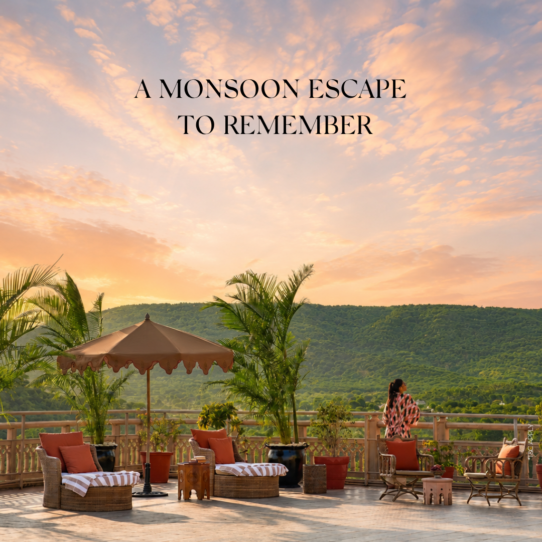 Fairmont Jaipur Facebook ad: A Monsoon to Remember