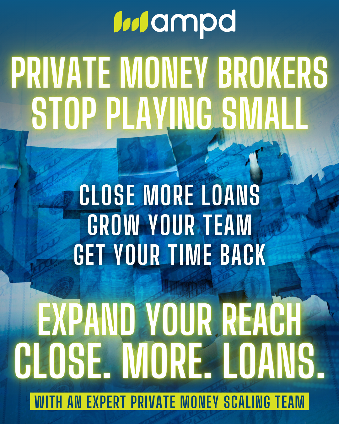 Ampd - for Private Money Pro's Facebook ad