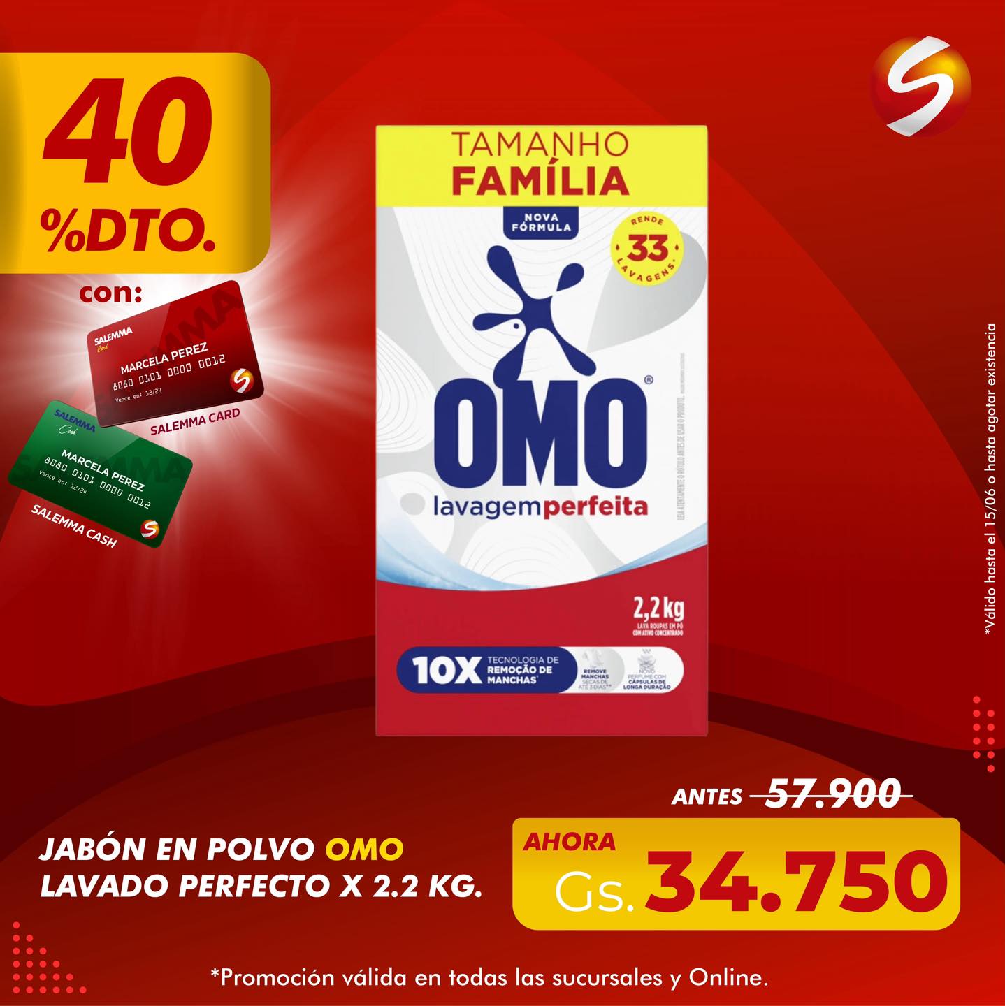 SALEMMA - SUPERMERCADOS Facebook ad: Solo en SALEMMA podés acceder a DESCUENTOS exclusivos
