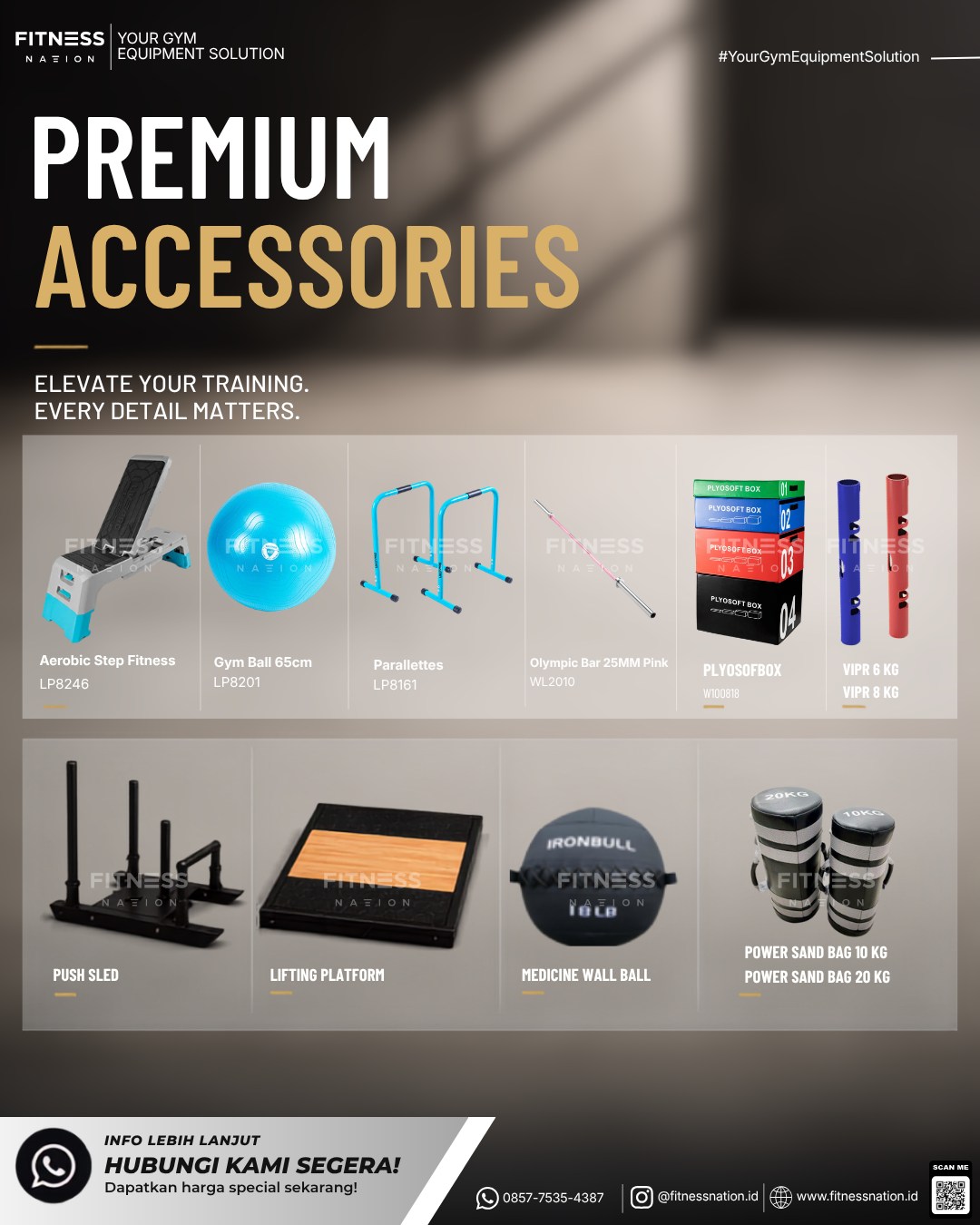Arunika Sportindo Facebook ad: PREMIUM ACCESSORIES