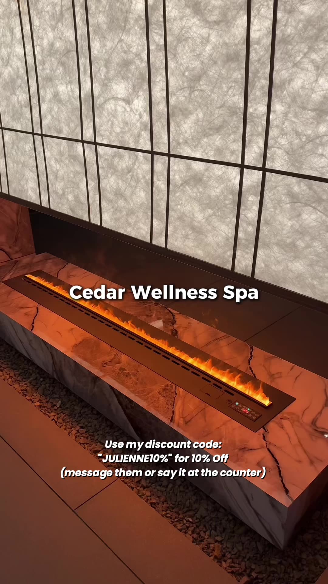Cedar SPA Facebook ad: Experience the Spa in QC