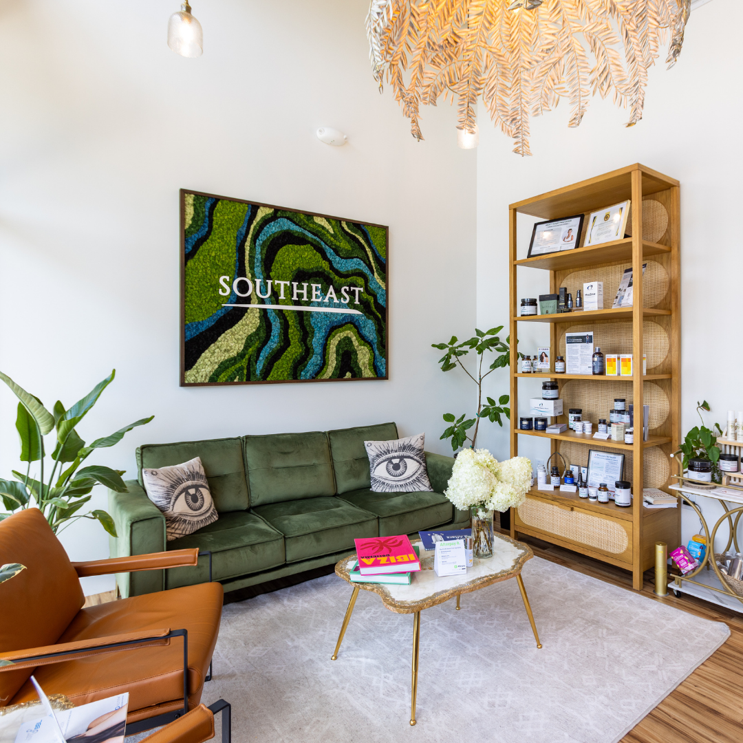 Southeast Aesthetic + Wellness Facebook ad: At Southeast Aesthetic + Wellness, we put care…