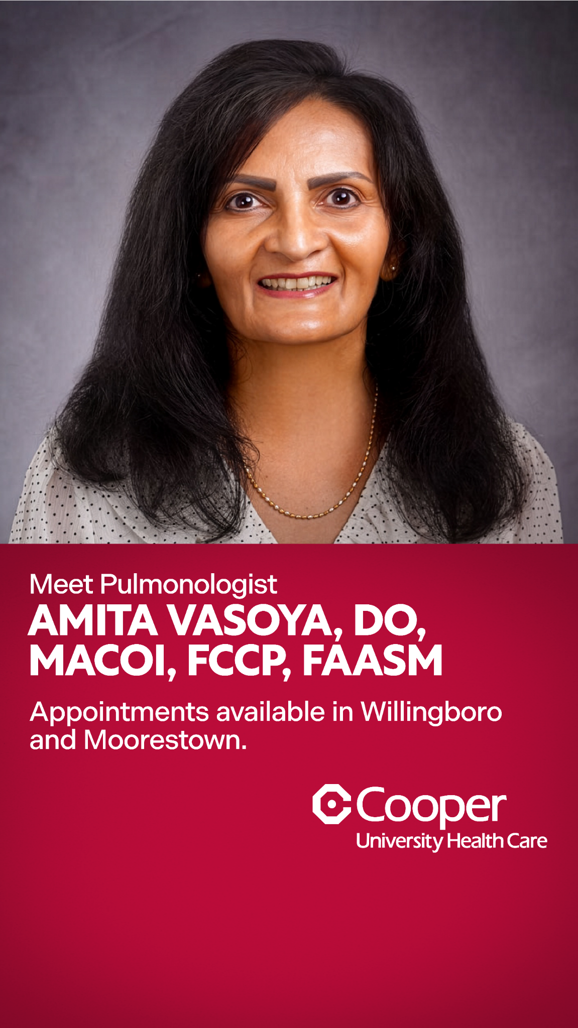 Cooper University Health Care Facebook ad from Feb 10, 2026