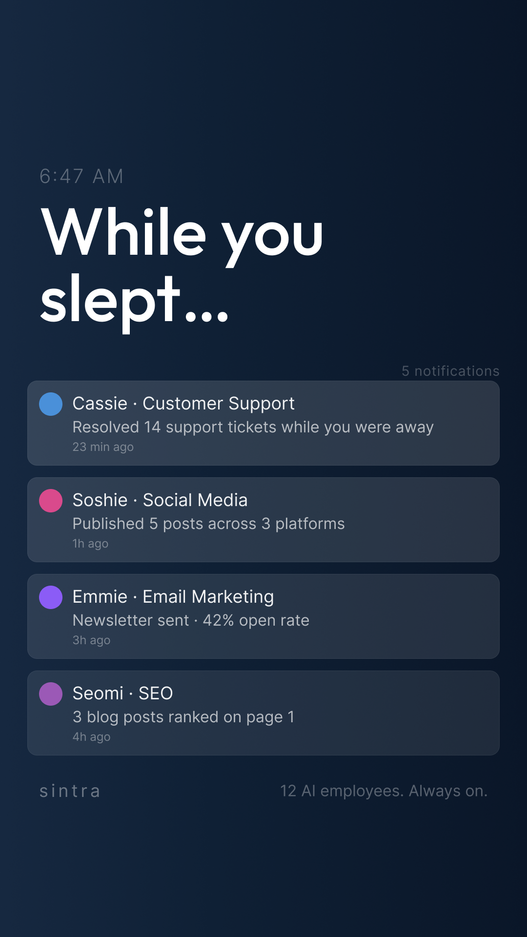 sintra.ai Facebook ad