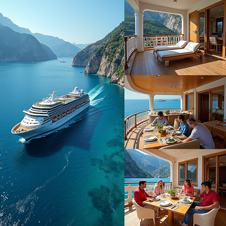 ExploreAnswers Cascade Facebook ad: Navigate Mediterranean Cruise Discoveries.