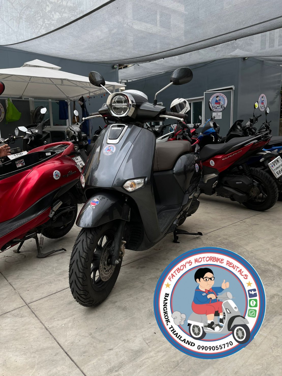 Fatboys Motorbike and Car Rentals - Bangkok Facebook ad: Ride Bangkok your way
