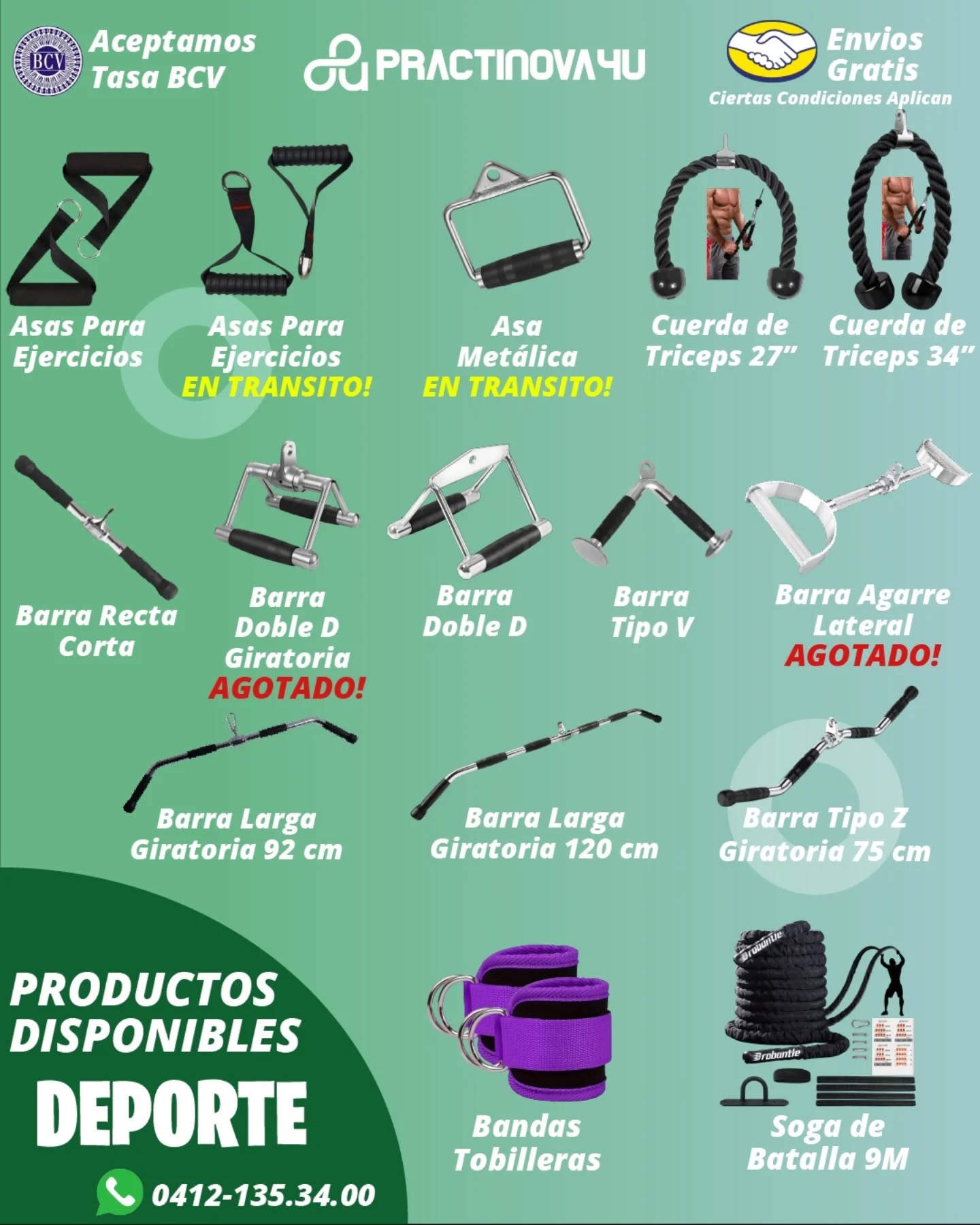 PractiNova4U Facebook ad: Disponibles