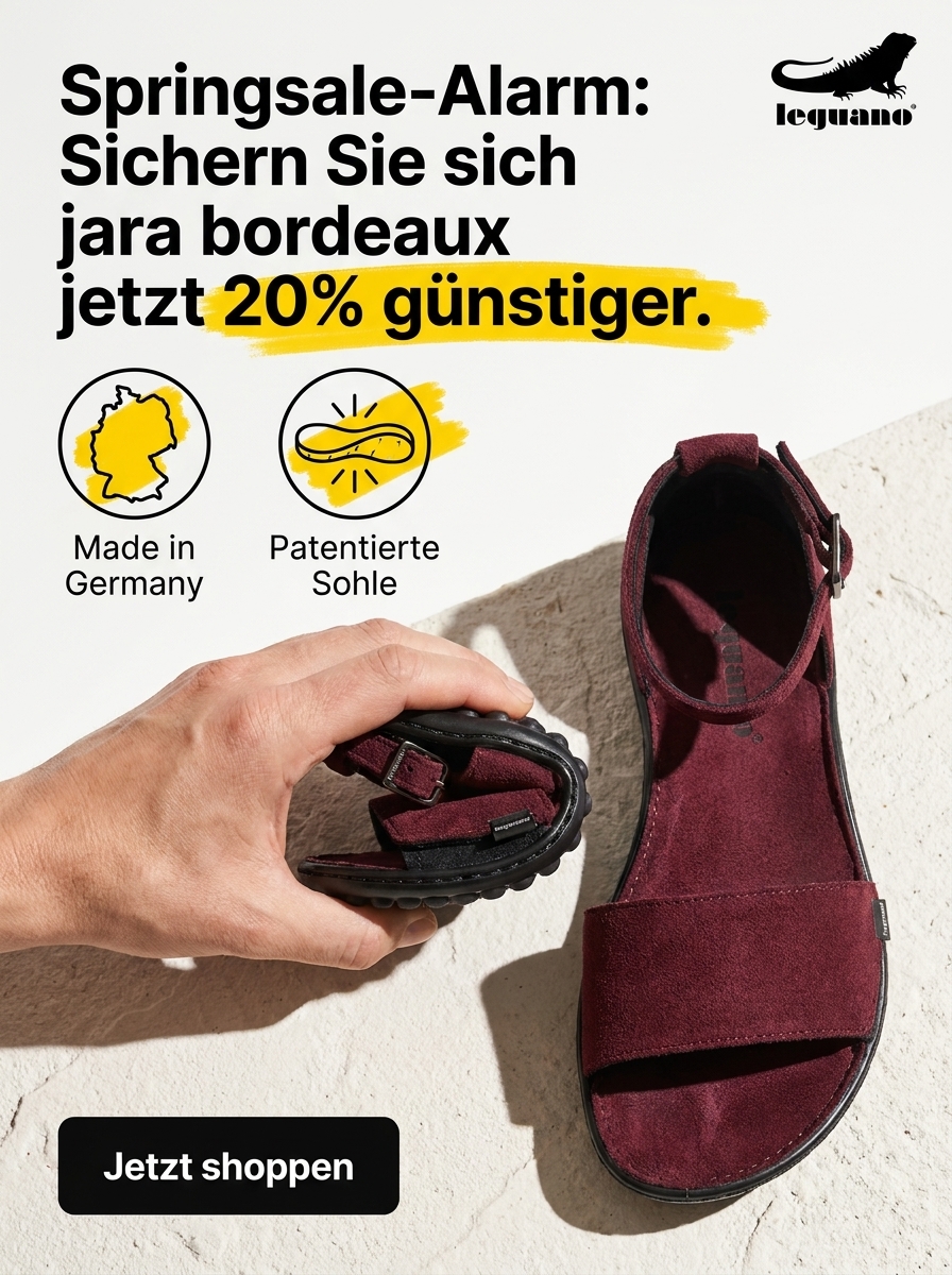 leguano Barfußschuhe Facebook ad