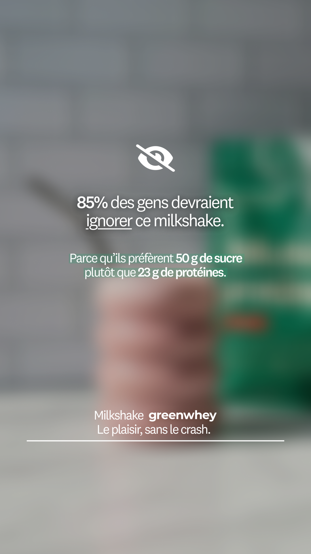 greenwhey Facebook ad