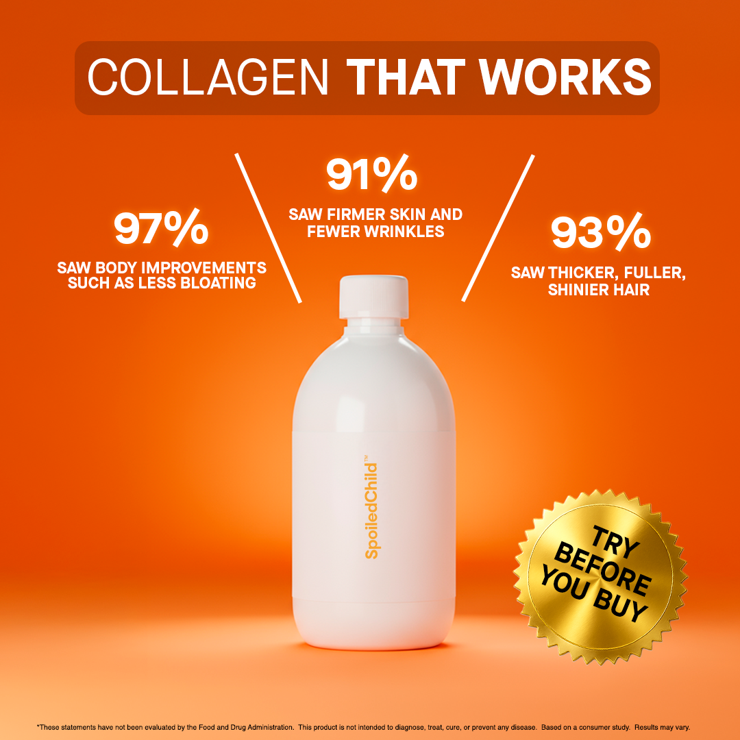 SpoiledChild Facebook ad: Let us show you why liquid collagen is…