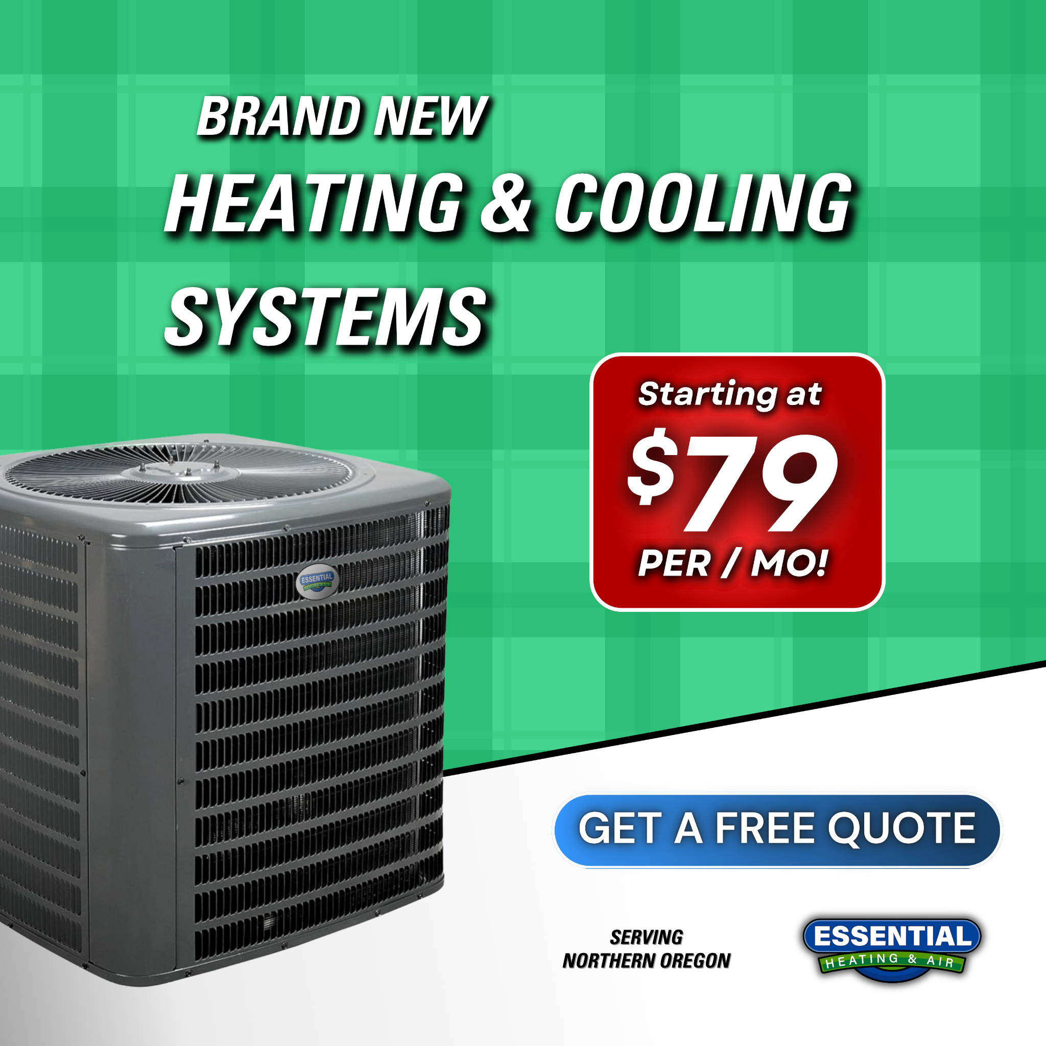 Essential Heating & Air Facebook ad