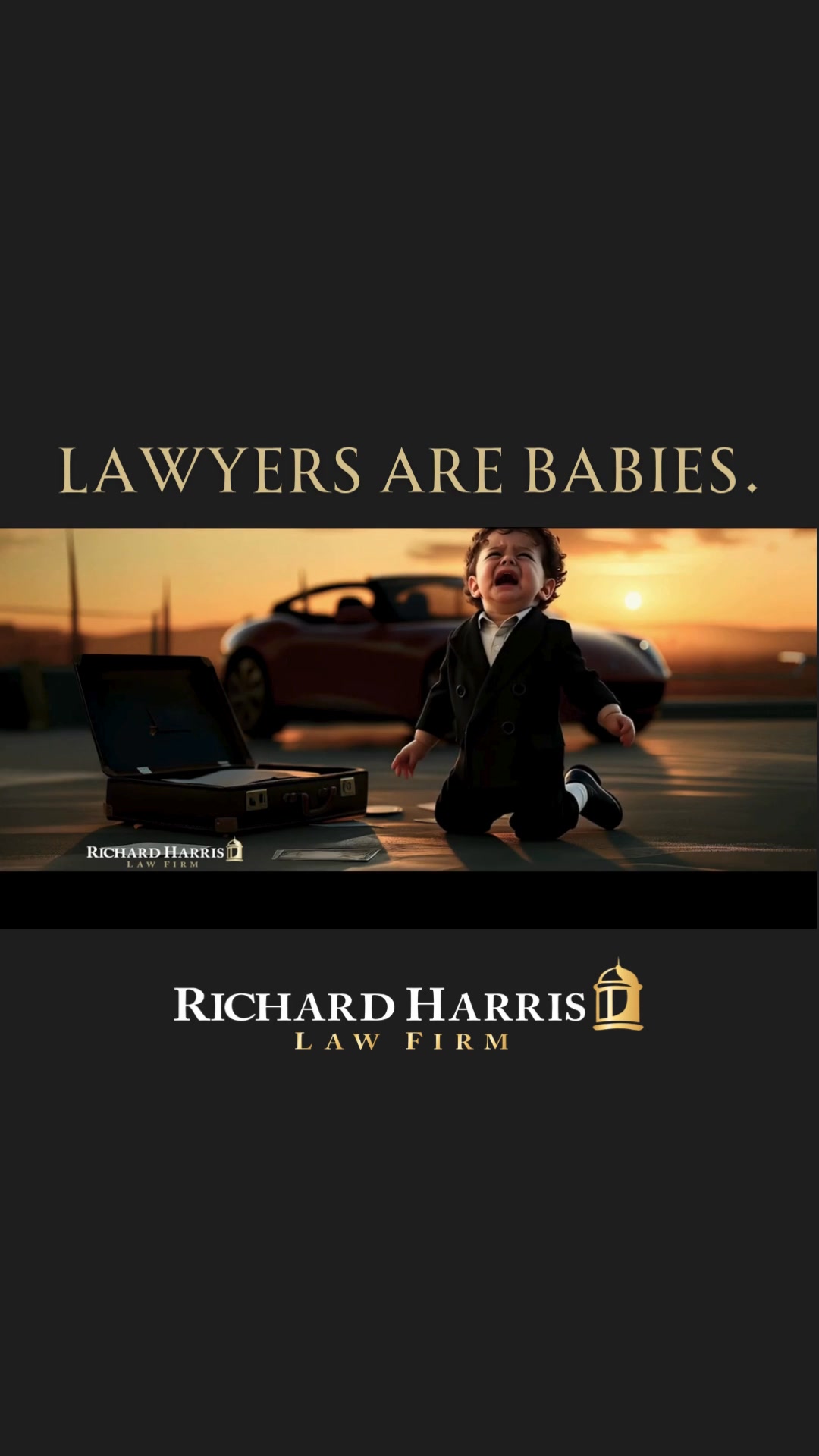 Richard Harris Law Firm Facebook ad: Get Max Compensation