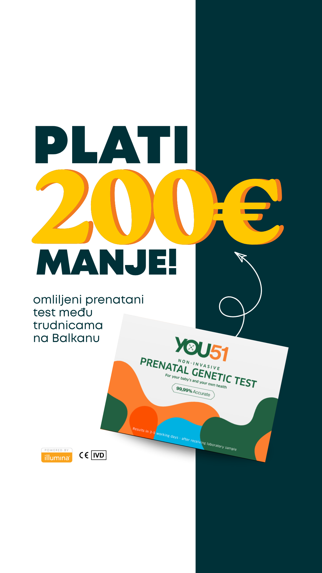 You51 Prenatalni Test Facebook ad
