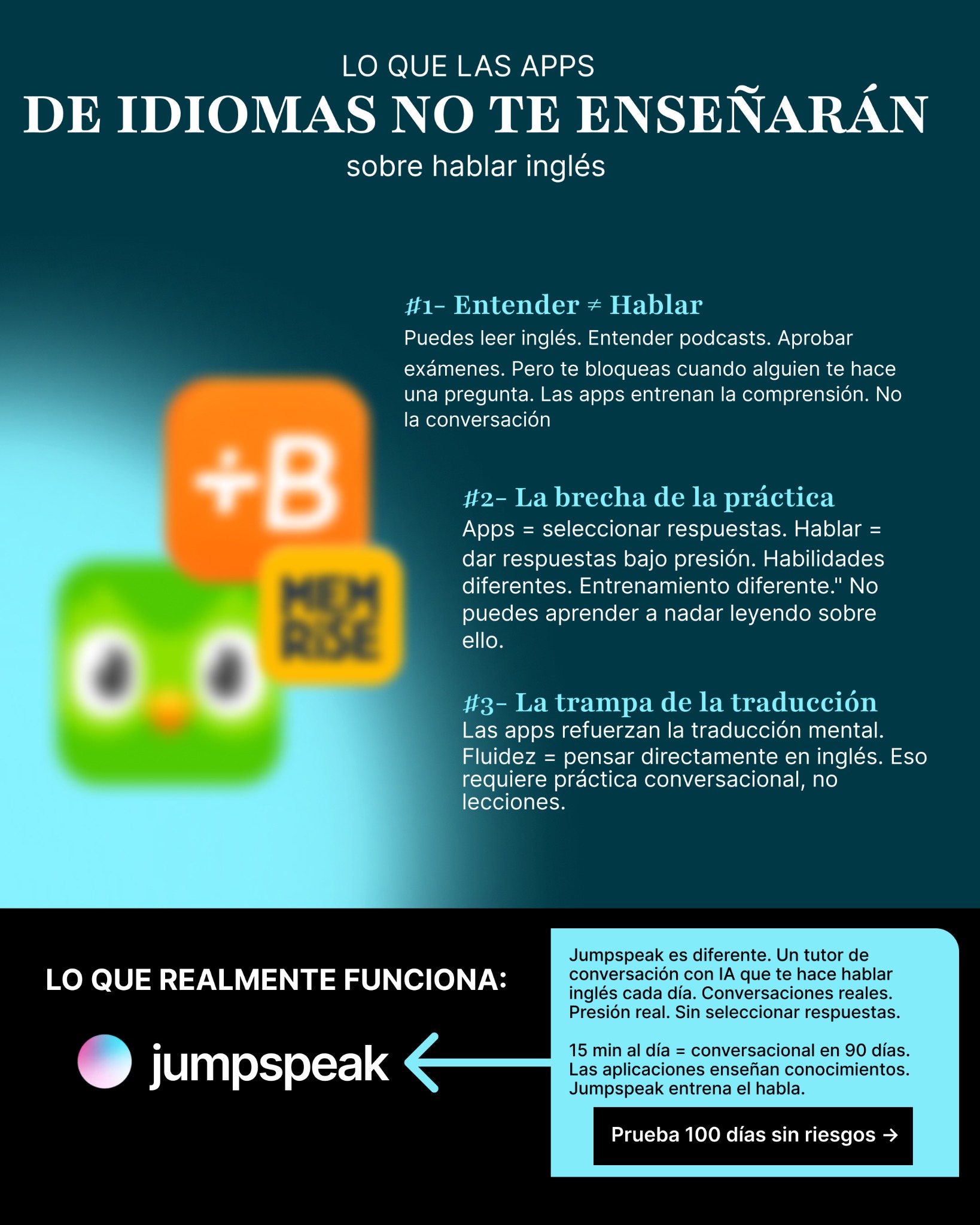 Jumpspeak Facebook ad