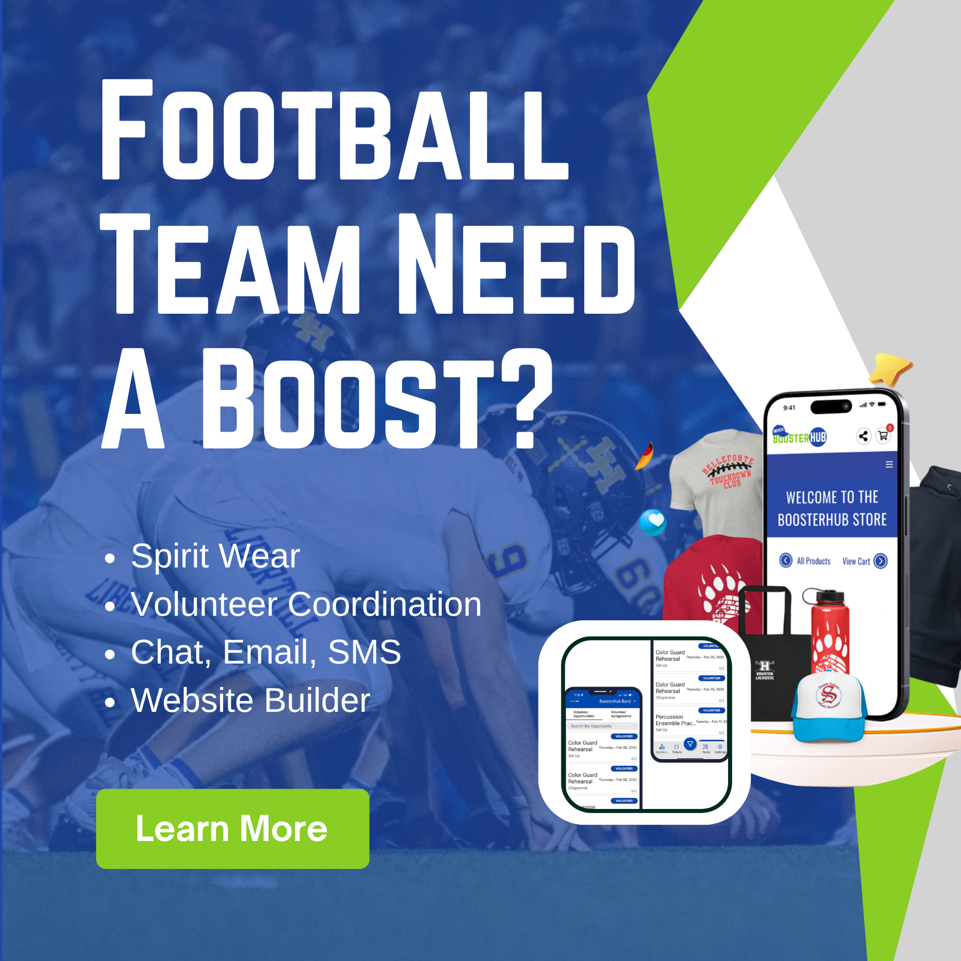 BoosterHub Facebook ad