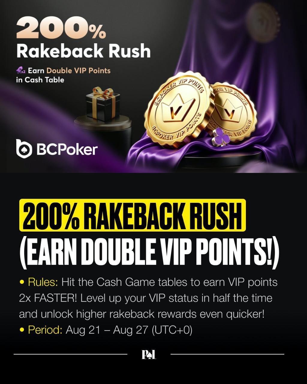 PokerListings Live Facebook ad: TAKE ADVANTAGES PF BC POKER PROMO