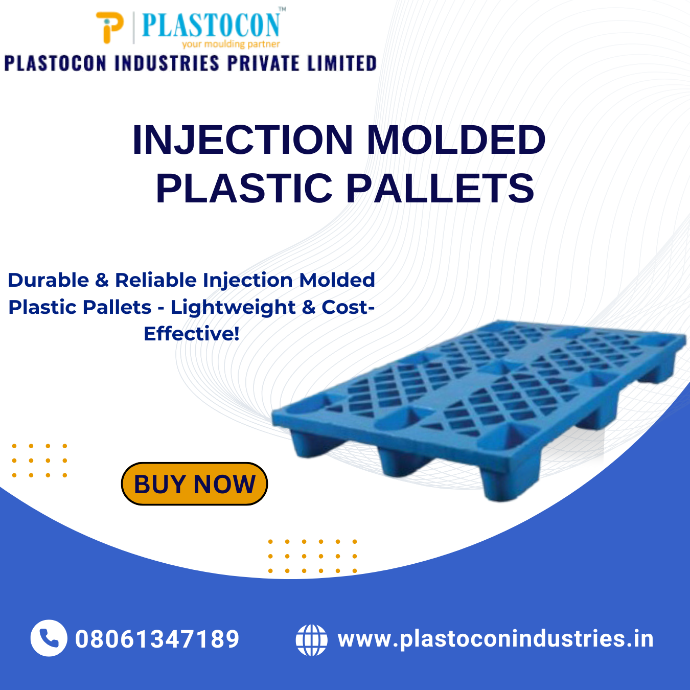 Plastocon Industries Facebook ad: Upgrade your storage & logistics with durable plastic…