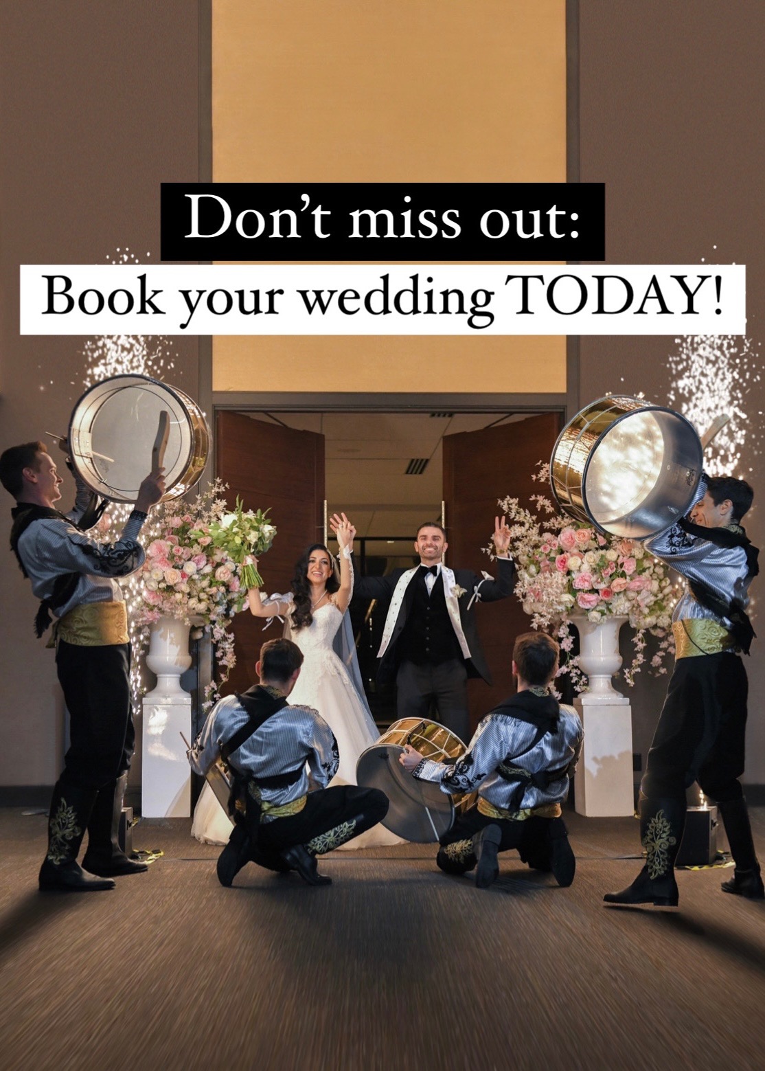 Mabrook Entertainment Facebook ad: With different music, drum styles, and outfit choices…