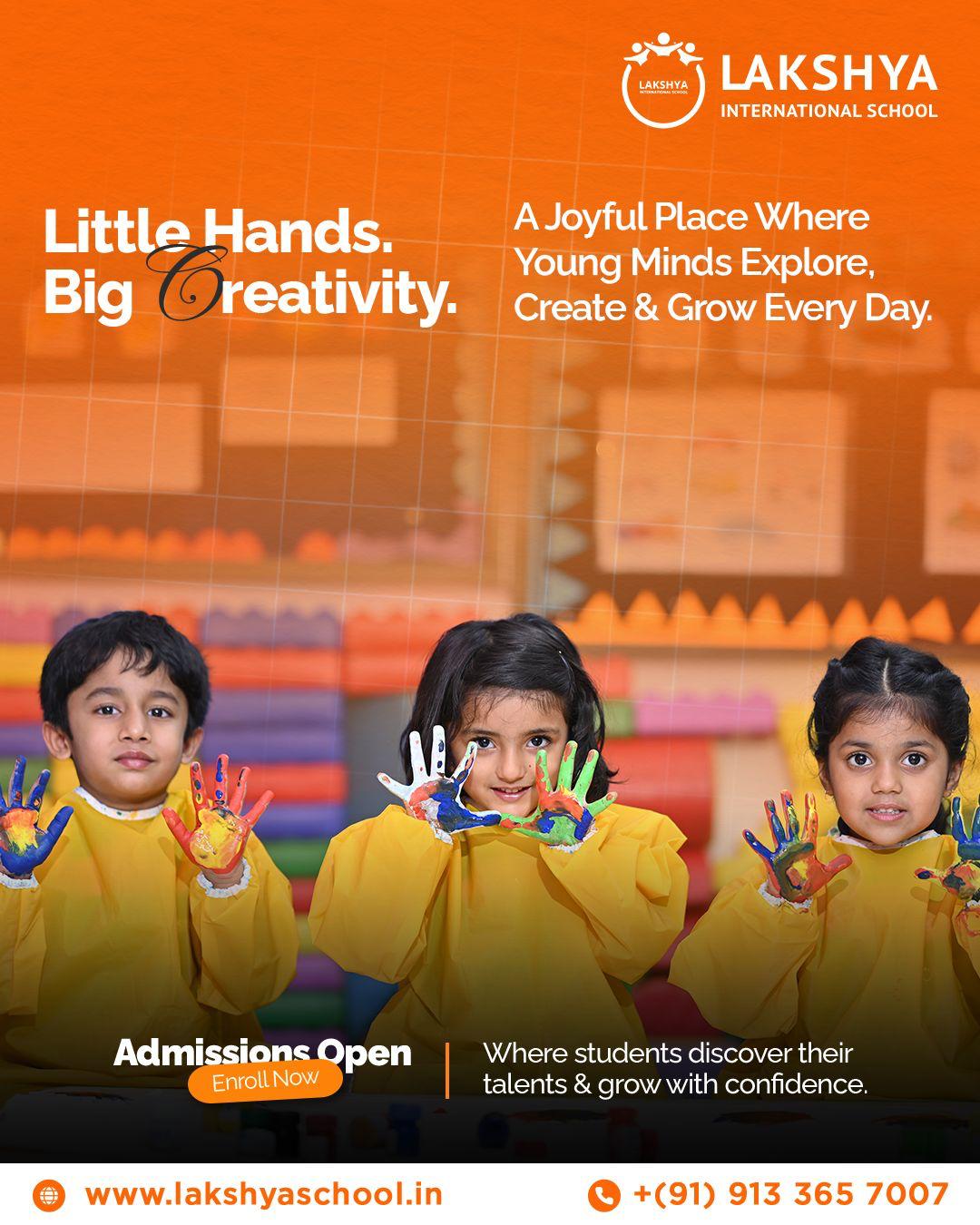 Lakshya International School Facebook ad: Admissions Open 2026-27 | Lakshya International School…