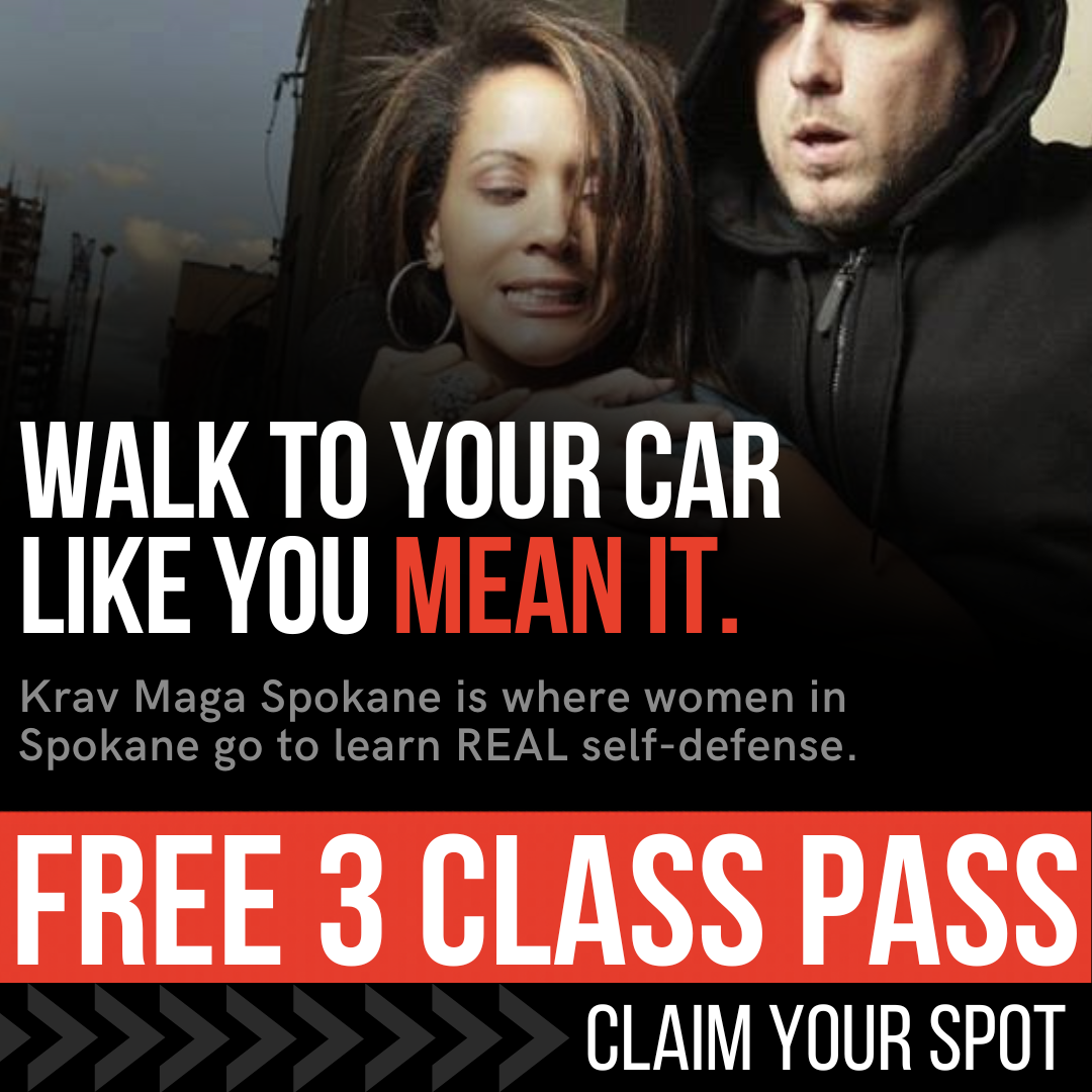 Krav Maga Spokane Facebook ad: 3 FREE CLASSES