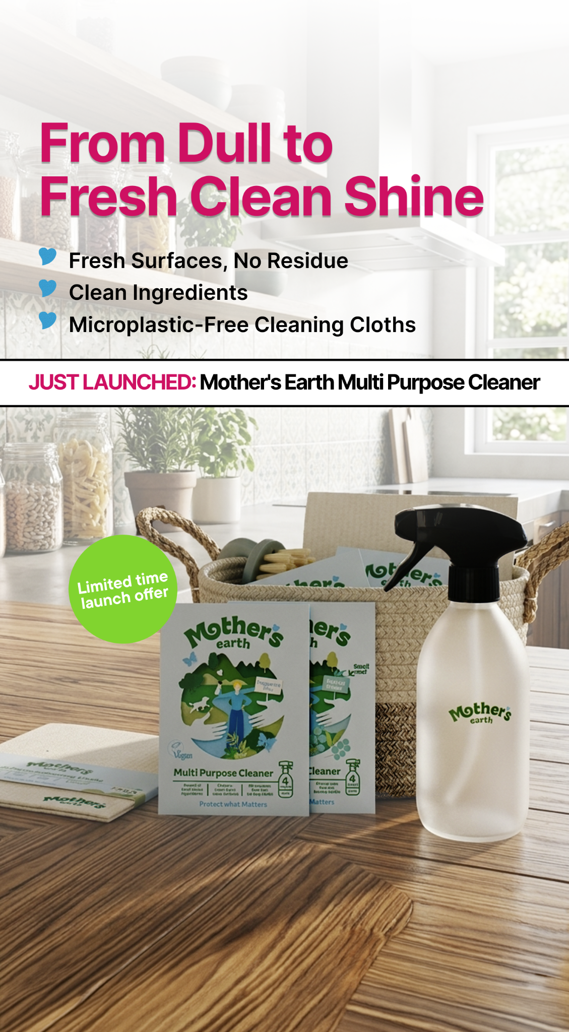 Mothers Earth Facebook ad