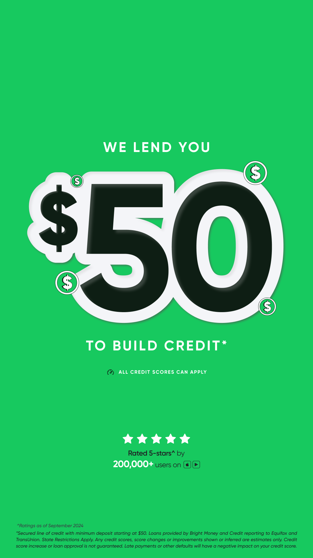 Bright Money Facebook ad