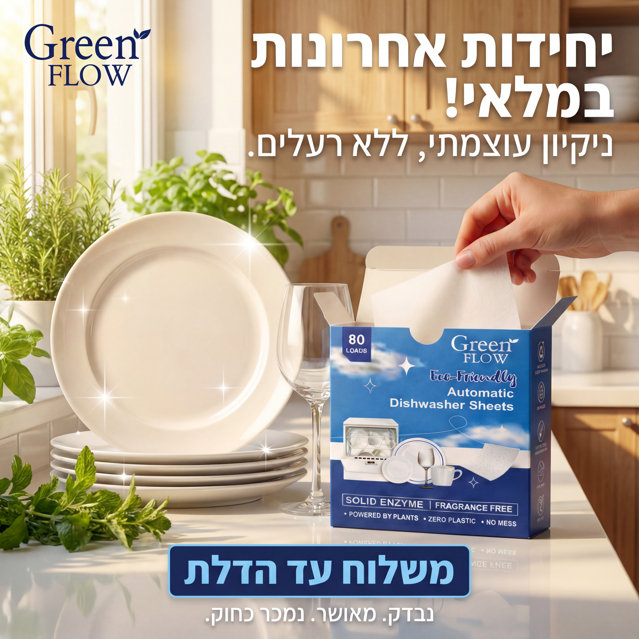 Green flow Facebook ad