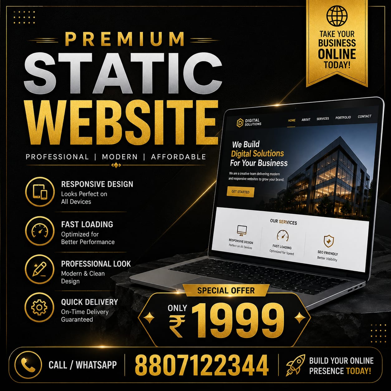 RM Digital Marketing Agency Facebook ad: Chat with us