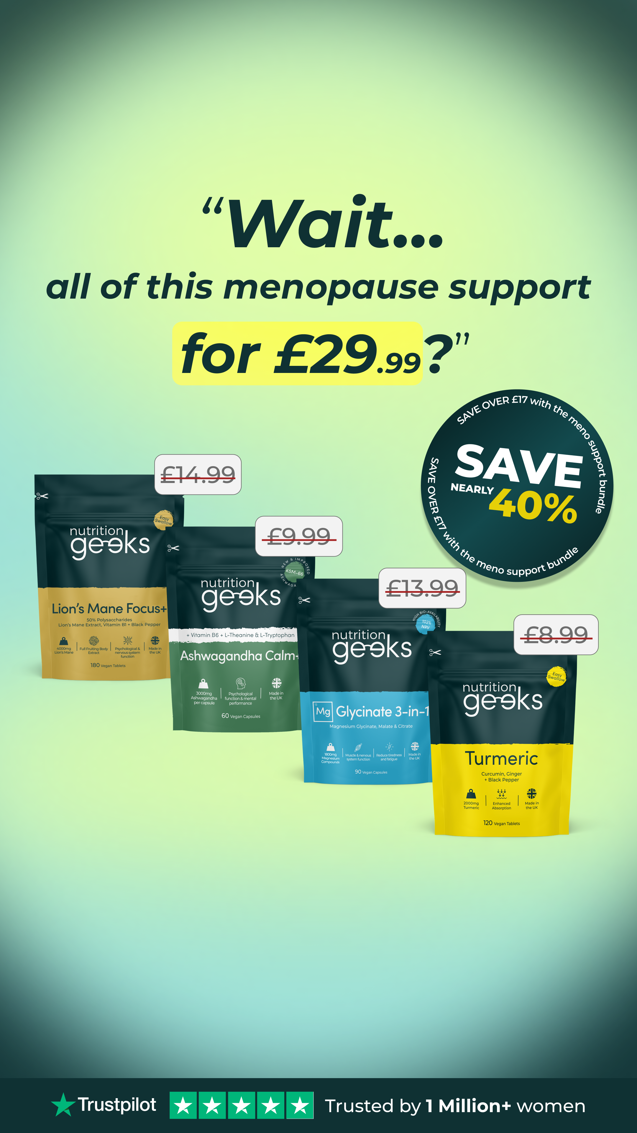 Nutrition Geeks Facebook ad