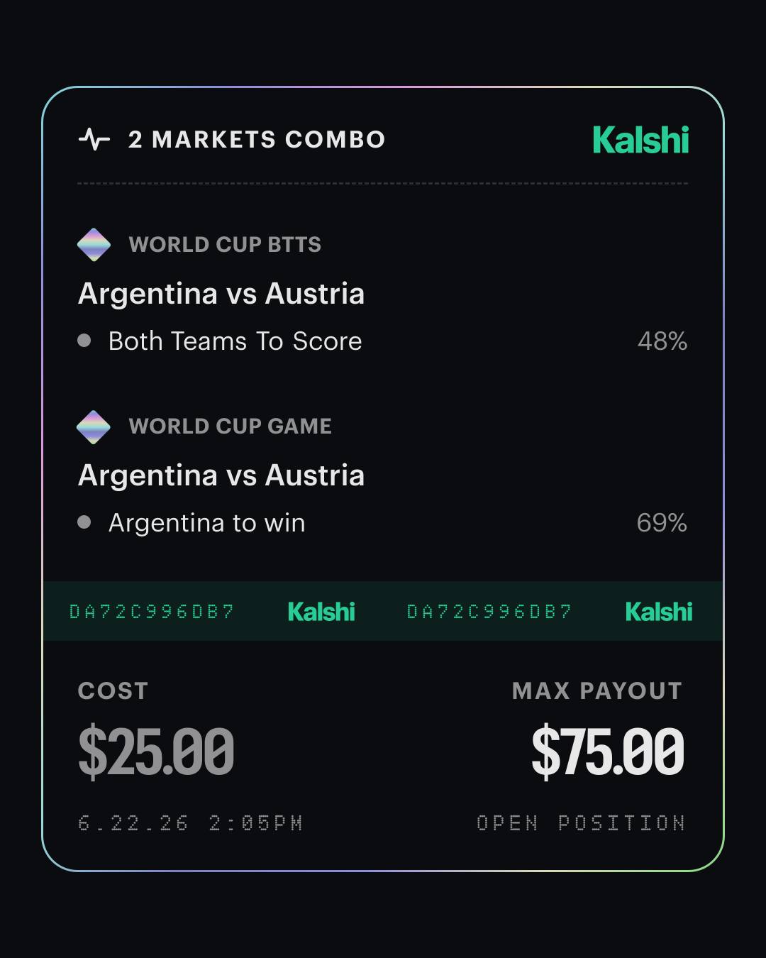 Kalshi - Trade the Headlines Facebook ad