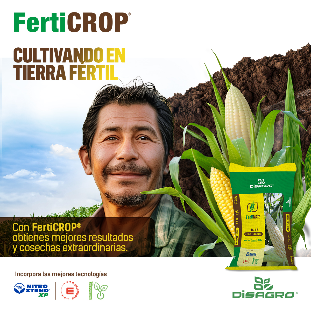 DISAGRO Facebook ad: ¡Aplica 𝐭𝐞𝐜𝐧𝐨𝐥𝐨𝐠𝐢́𝐚 𝐲 𝐧𝐮𝐭𝐫𝐢𝐜𝐢𝐨́𝐧 a tu…