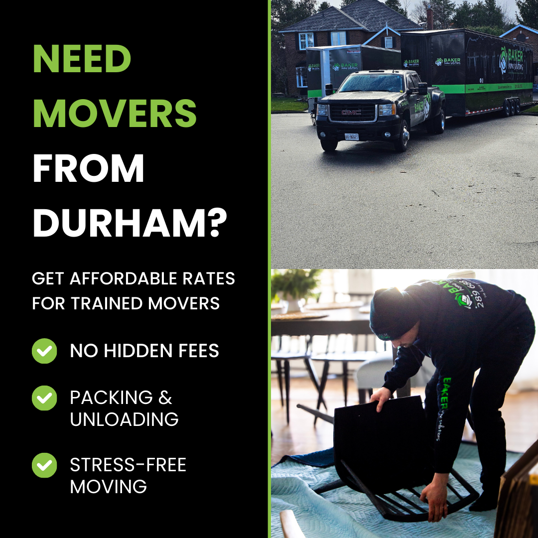 Baker Home Solutions Facebook ad: Durham Region's Trusted Full Service Movers