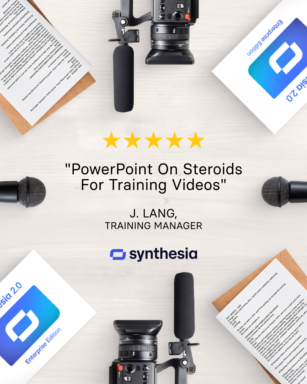 Synthesia Facebook ad