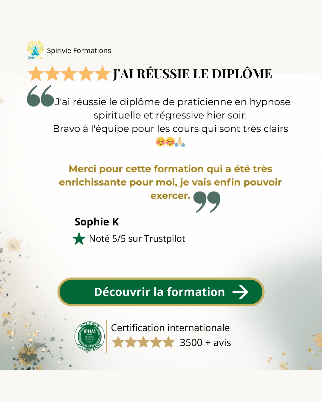 SpiriVie Formations Facebook ad
