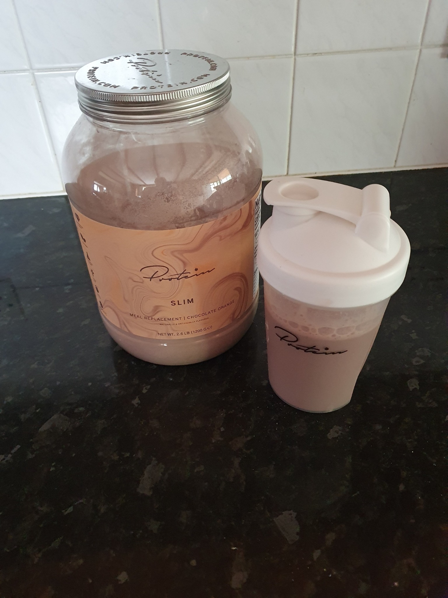 Charlotte Crosby Facebook ad: Can’t face breakfast? Drink it instead.