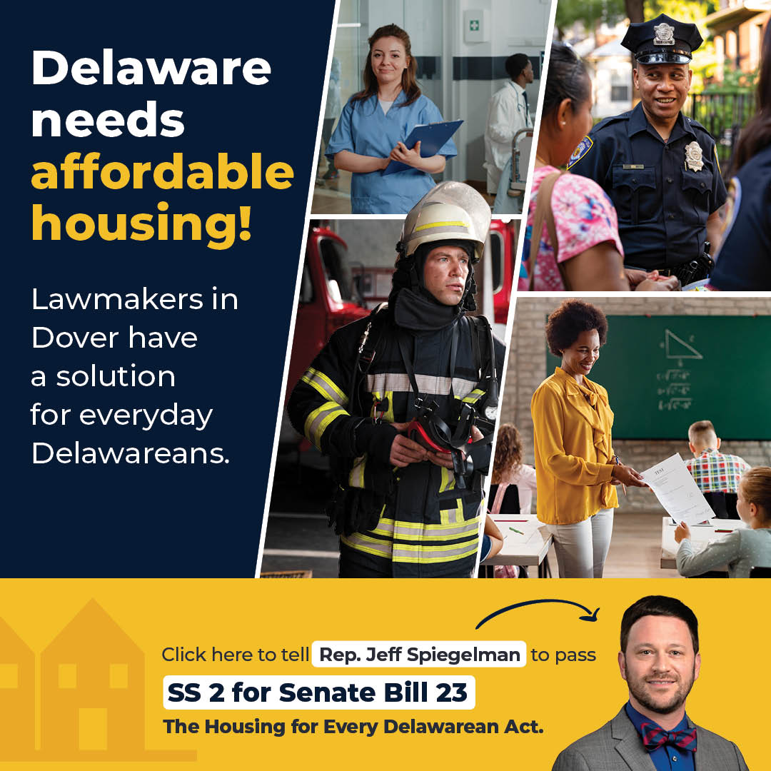 Home Builders Association of Delaware Facebook ad: Affordable Housing Delaware