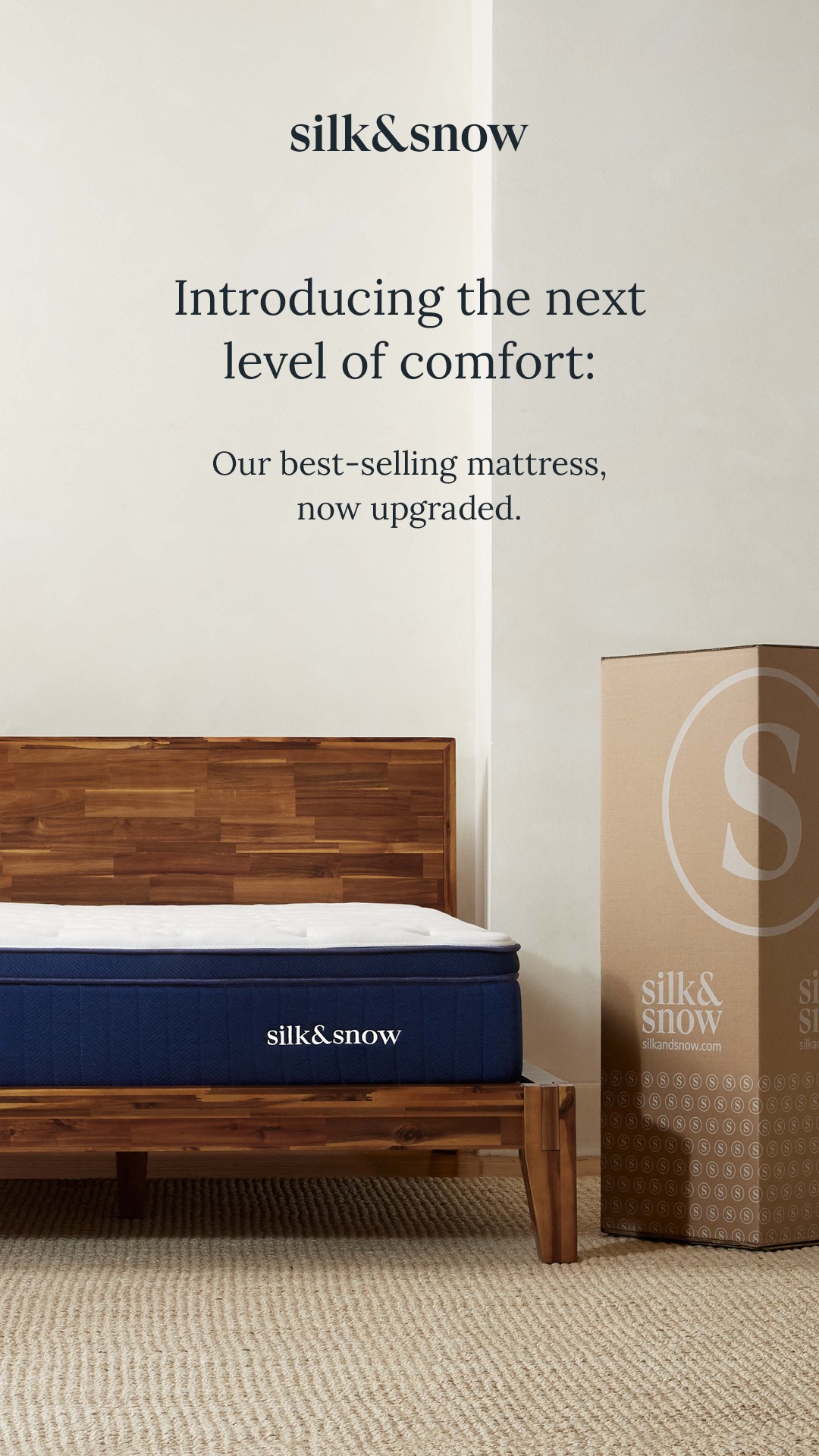 Silk and Snow Facebook ad