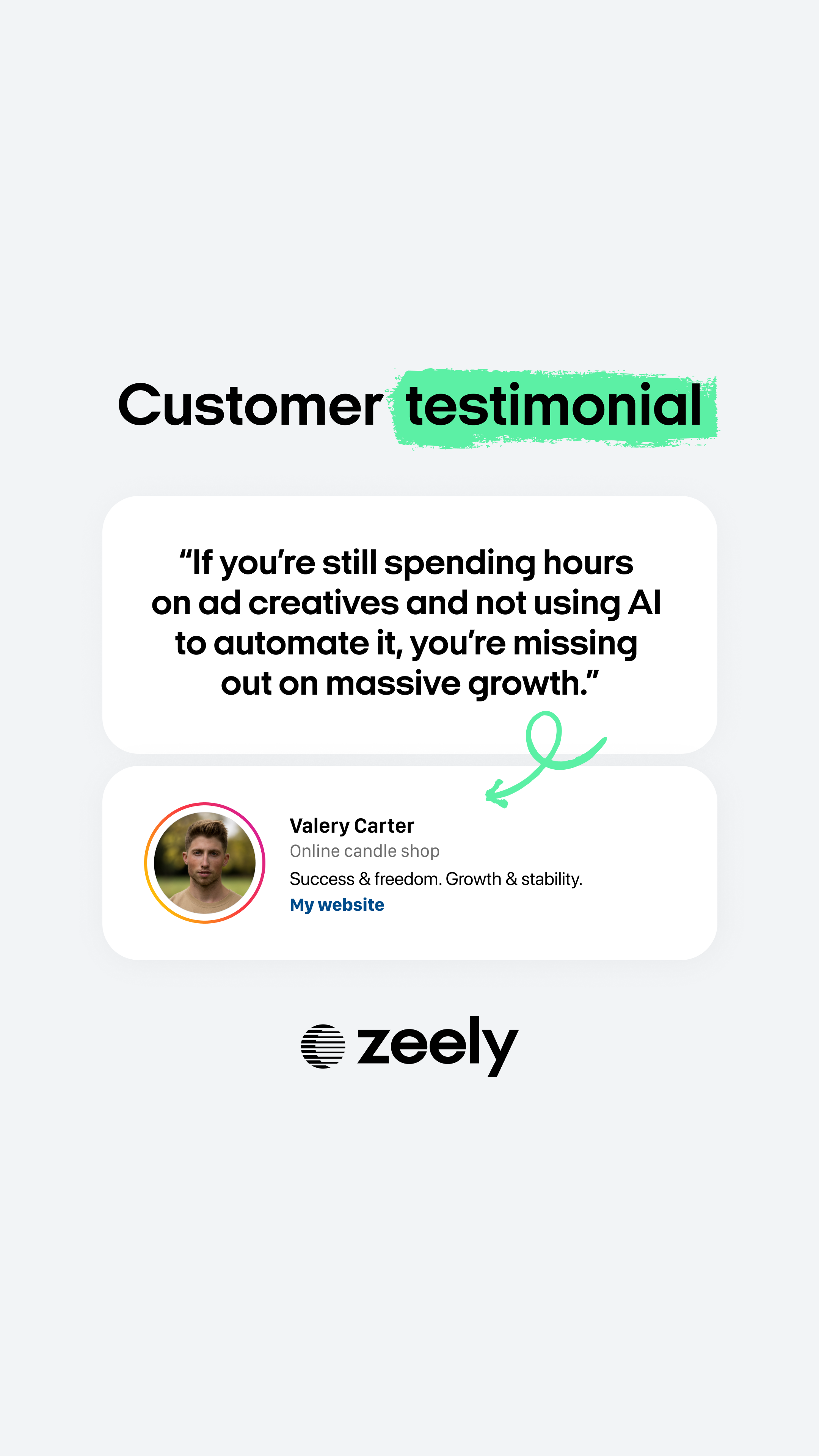 Zeely Facebook ad