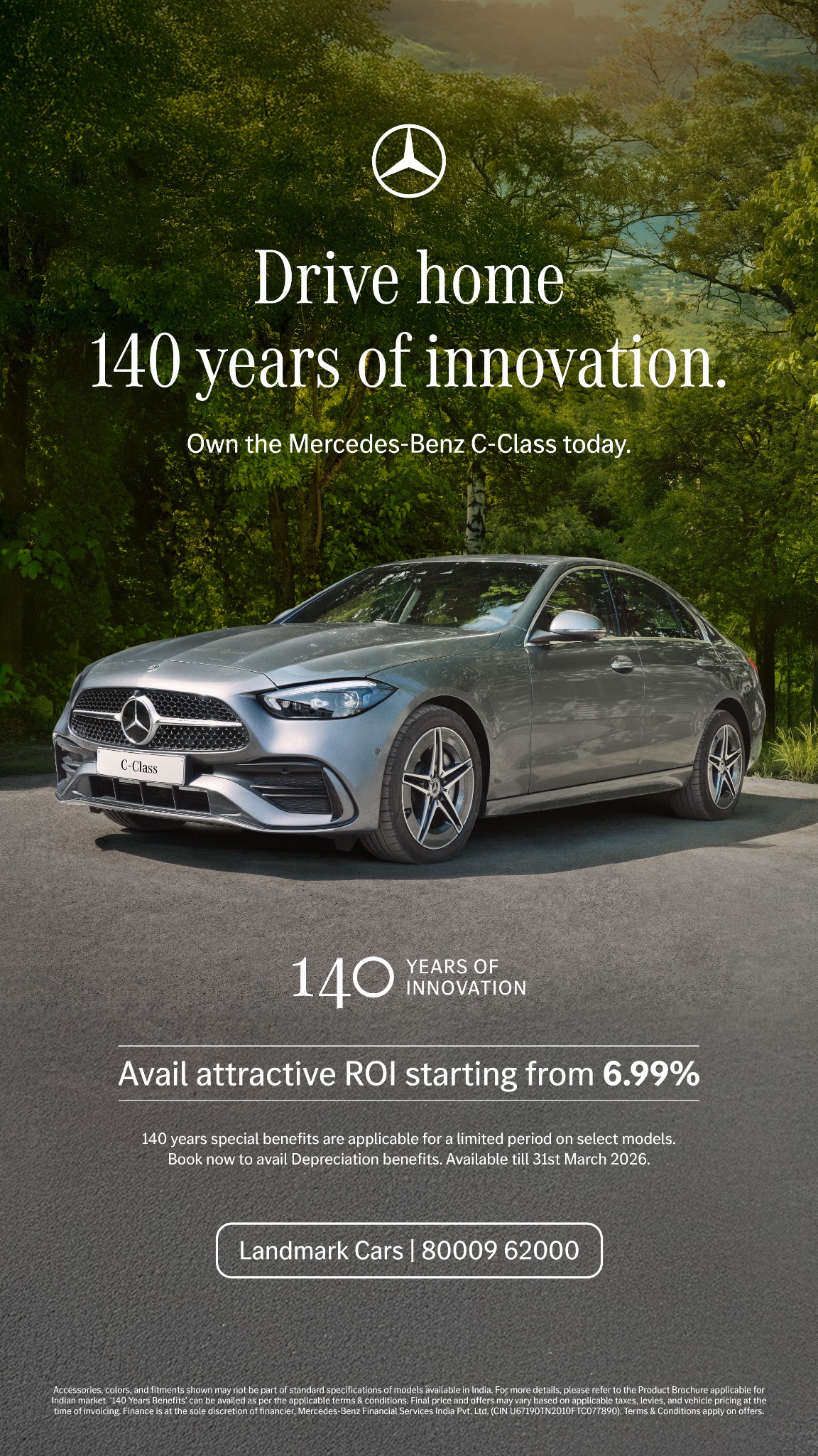 Mercedes-Benz Landmark Cars Gujarat Facebook ad from Mar 2, 2026