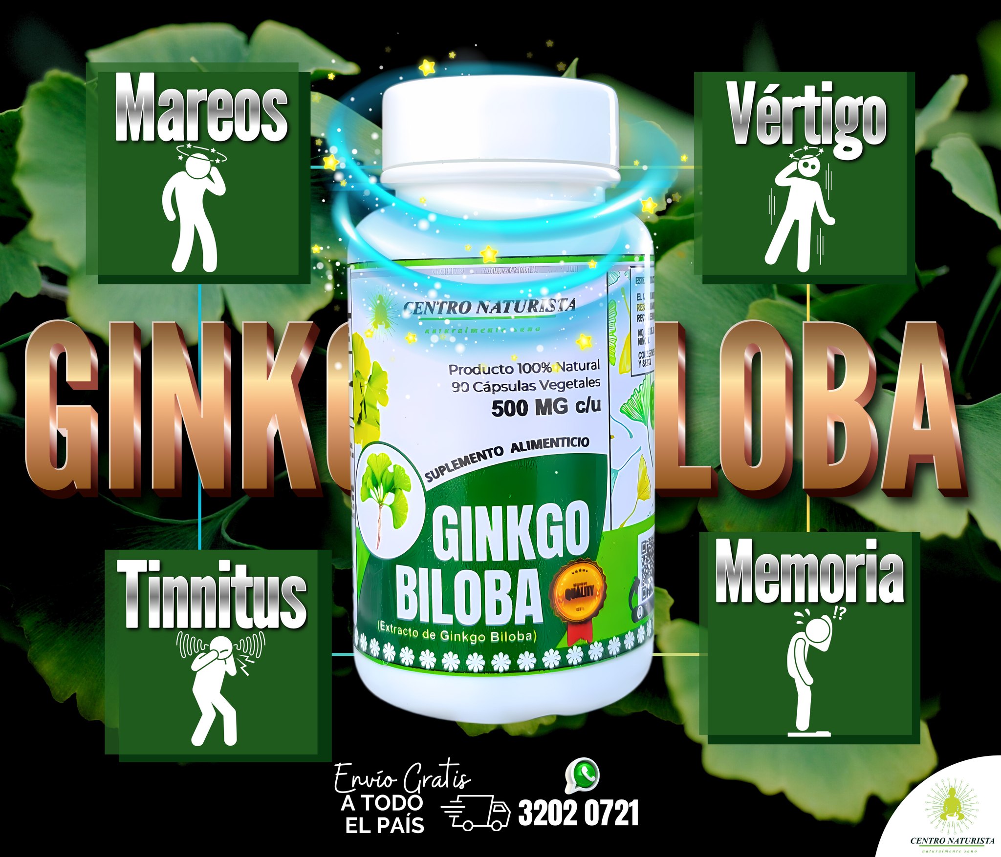 Salud Bienestar -naturalmente sano- Facebook ad: Ginkgo Biloba: La planta milenaria que revitaliza tu…