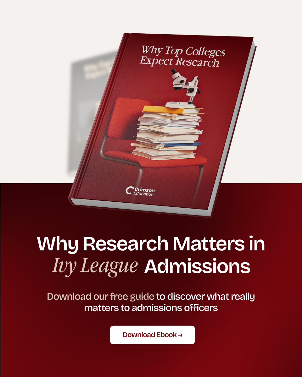 Crimson Education Facebook ad