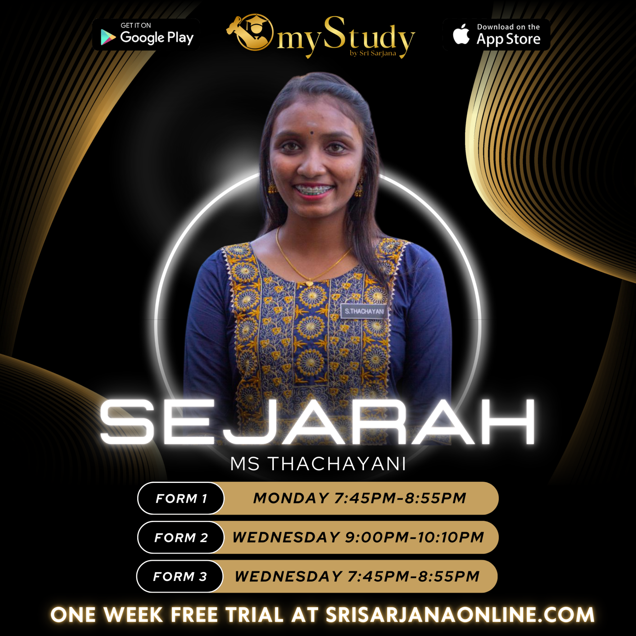 Sri Sarjana Online Tuition Facebook ad