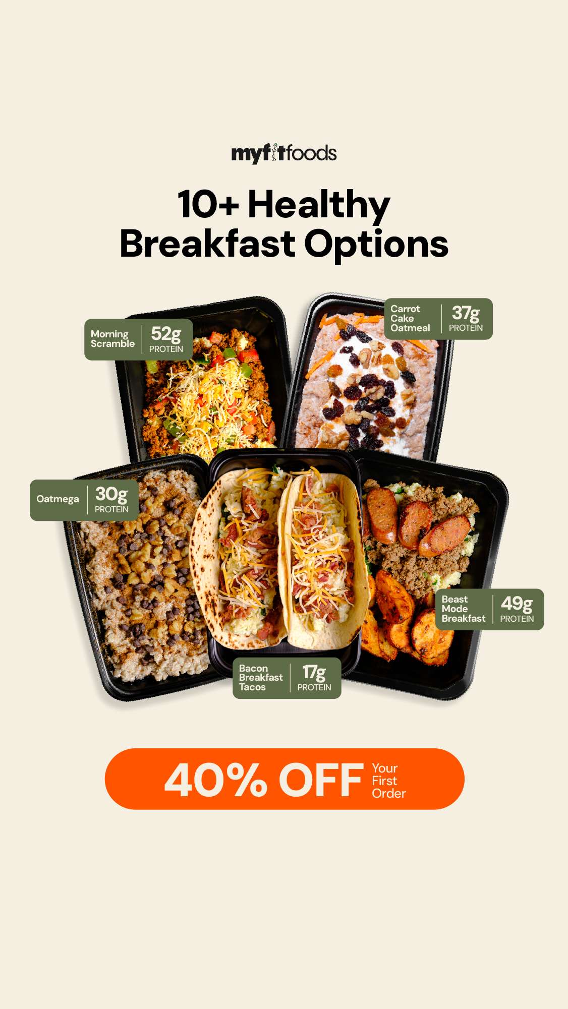 My Fit Foods - Meals That Work Facebook ad